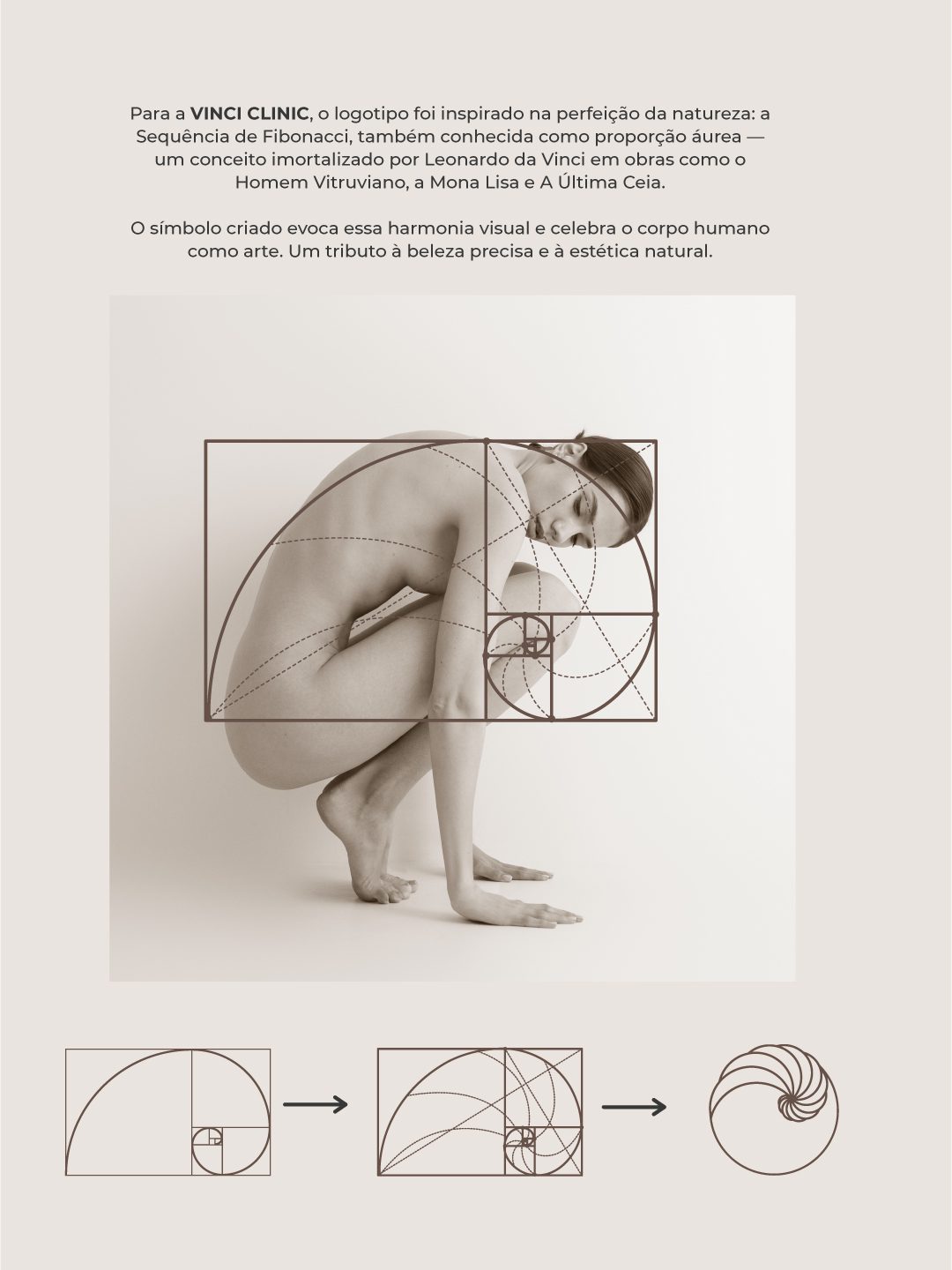 identidade visual logotipo vinci clinic design bydianasouza